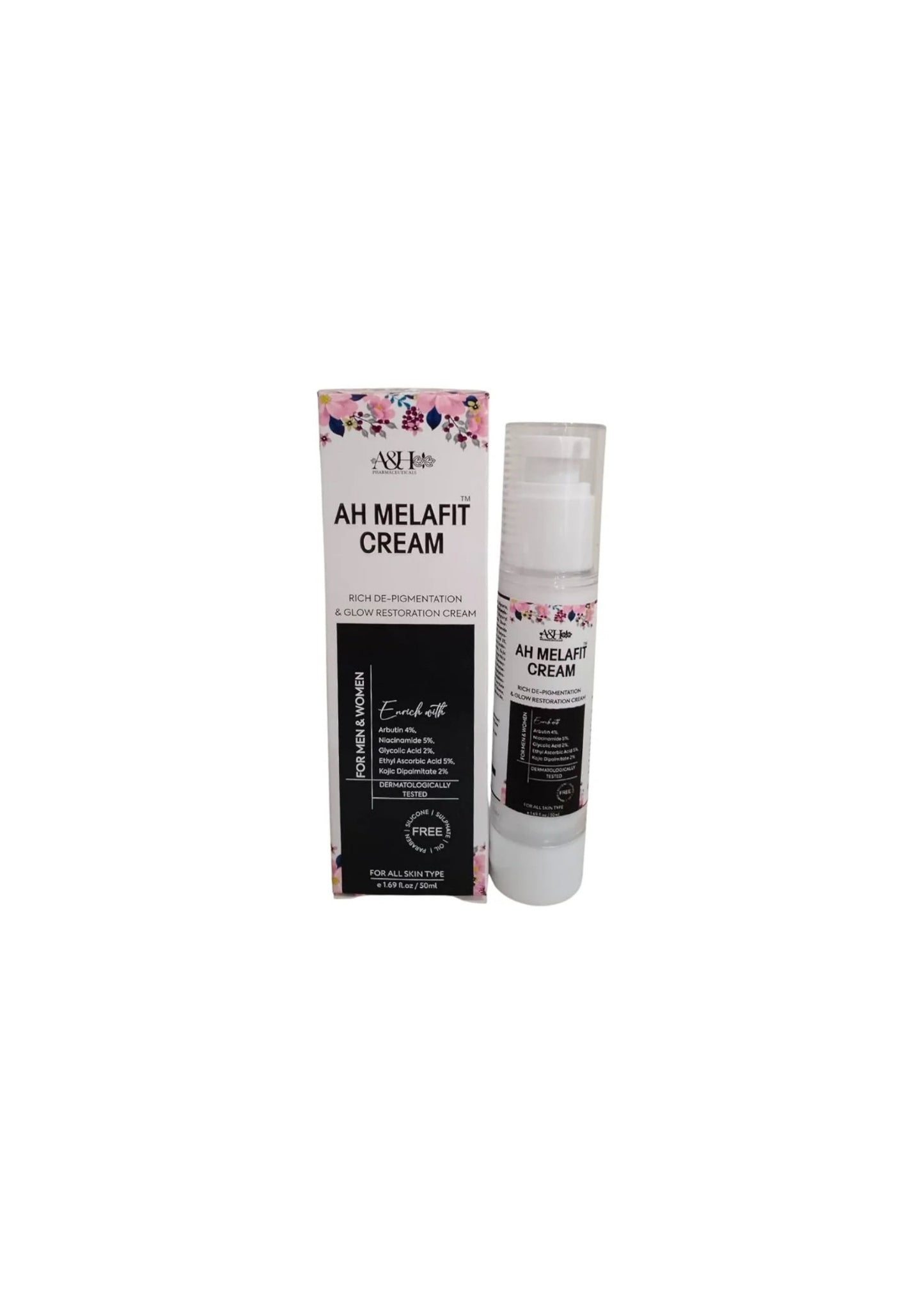 AH MELAFIT CREAM Rich Depigmentation and Glow Restoration Cream(20gm)