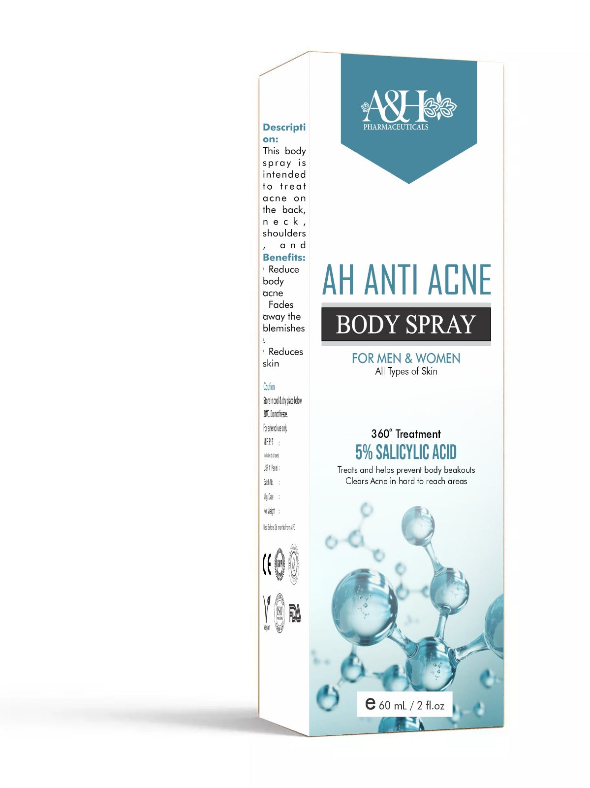 AH ANTI ACNE BODY SPRAY ( 60ml )