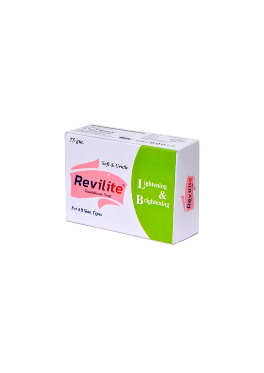 Revilite Glutathione  Soap ( Lightening & Whitening For All Skin Types, 75 gm ) (Pack of 2)